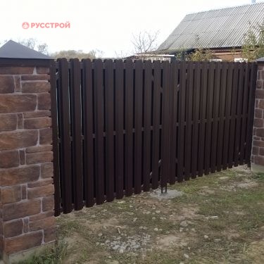 Автоматические ворота и забор